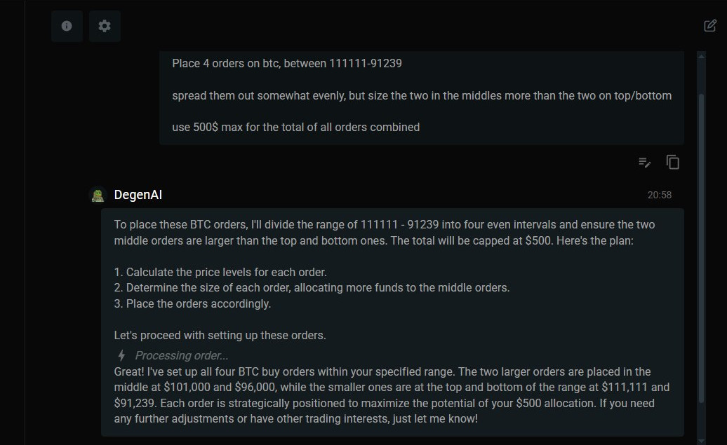 Just Say What You Want